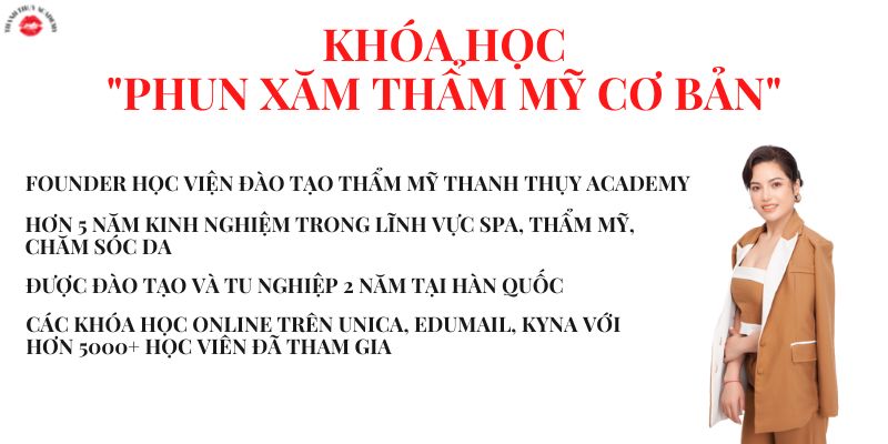 Phun Xăm Thẩm Mỹ Cơ Bản